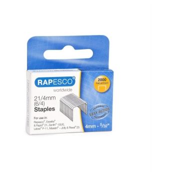 Agrafes 21/4 Galvanisé x2000 RAPESCO base - 1367