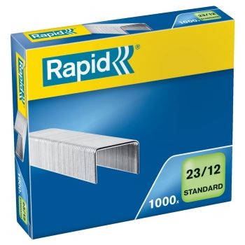 Agrafes 23/12 Standard x1000 RAPID base - 24869400