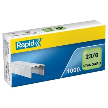 Agrafes 23/6 Standard x1000 RAPID base - 24869100