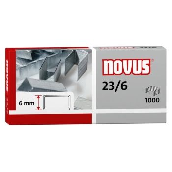 Agrafes 23/6 NOVUS base - 042-0039