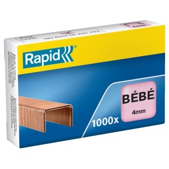 Agrafes Bébé Cuivré x1000 RAPID base - 11974600