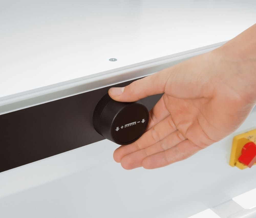 Bouton moleté électronique du massicot électrique programmable A3+ 4860 IDEAL