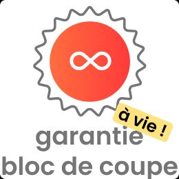 Garantie à vie sur les cylindres de coupe