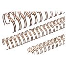 50 peignes anneaux métalliques A4 23 boucles 16 mm (5/8'') Pas 2:1 bronze RENZ