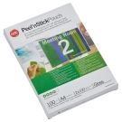 GBC 100 pochettes de plastification Peel'nStick  A4 100 microns brillantes