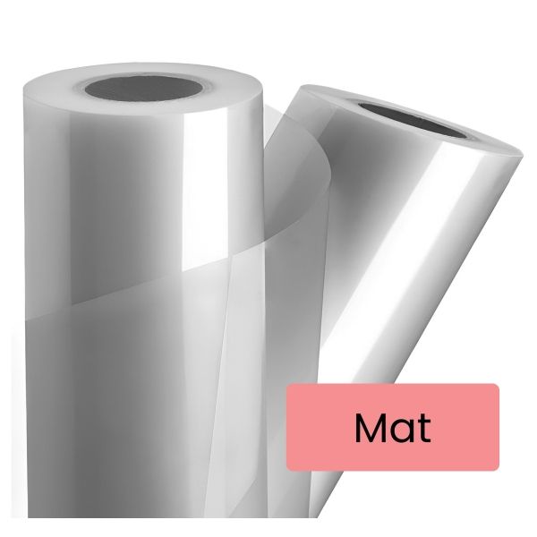 2 rouleaux de plastification à chaud 635 mm x 150 m - 42 microns - Ø 57 mm - Mat