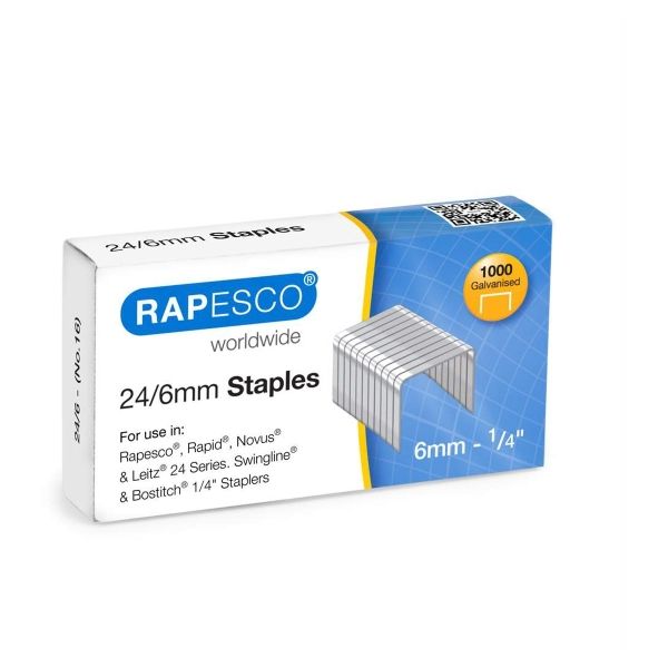 Agrafes 24/6 Galvanisé x1000