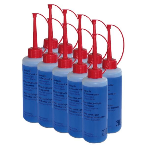 Pack de 10 bouteilles d'huile de lubrification (200 ml)