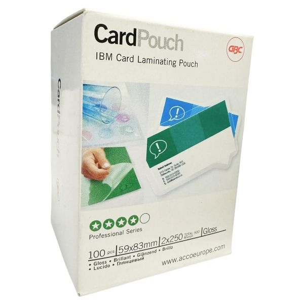 100 pochettes de plastification 59 x 83 mm 250 microns brillantes