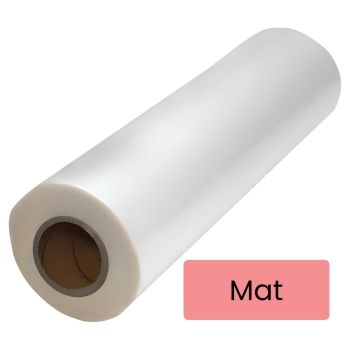 1 rouleau de plastification à chaud 320 mm x 75 m - 75 microns - Ø 25 mm - Mat