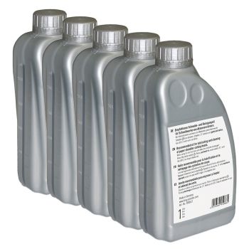 Pack de 5 bidons d'huile de lubrification (1 L)