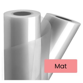 2 rouleaux de plastification à chaud 635 mm x 150 m - 42 microns - Ø 25 mm - Mat