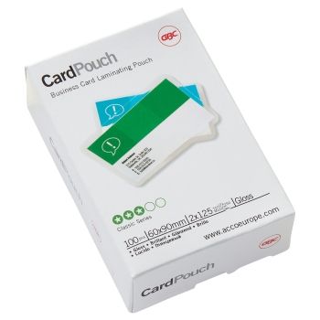 100 pochettes de plastification 60 x 90 mm 125 microns brillantes