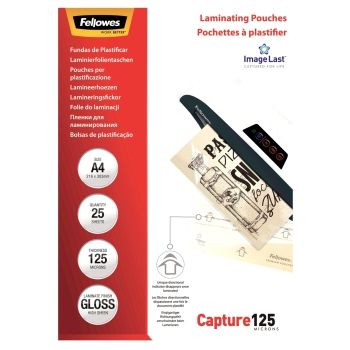 25 pochettes de plastification ImageLast A4 125 microns brillantes