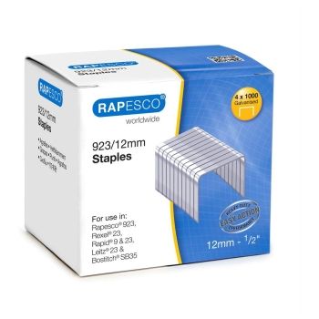 Agrafes 923/12 Galvanisé x4000 RAPESCO base - S92312Z3