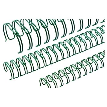 50 peignes anneaux métalliques A5 24 boucles 14,3 mm (9/16'') Pas 3:1 verts RENZ base - 311430424