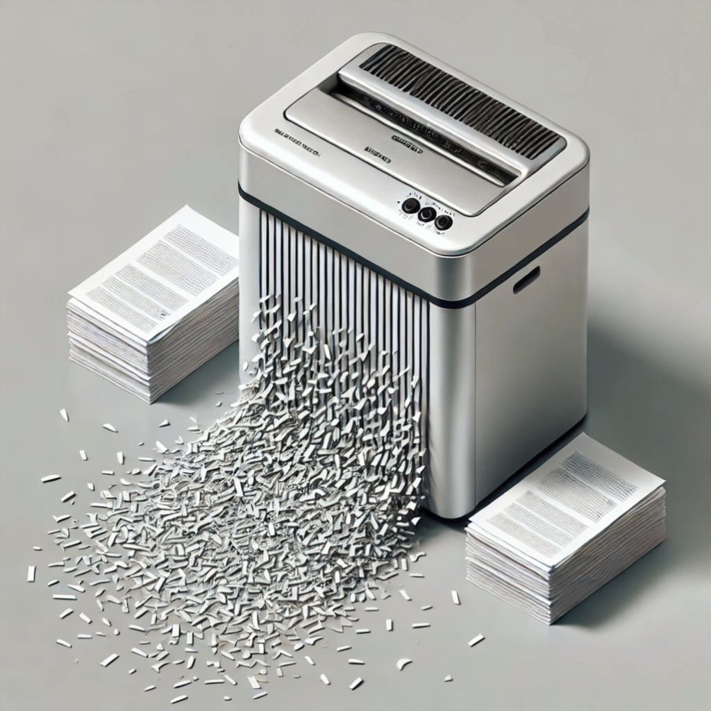 estructeurs de papier micro-coupe