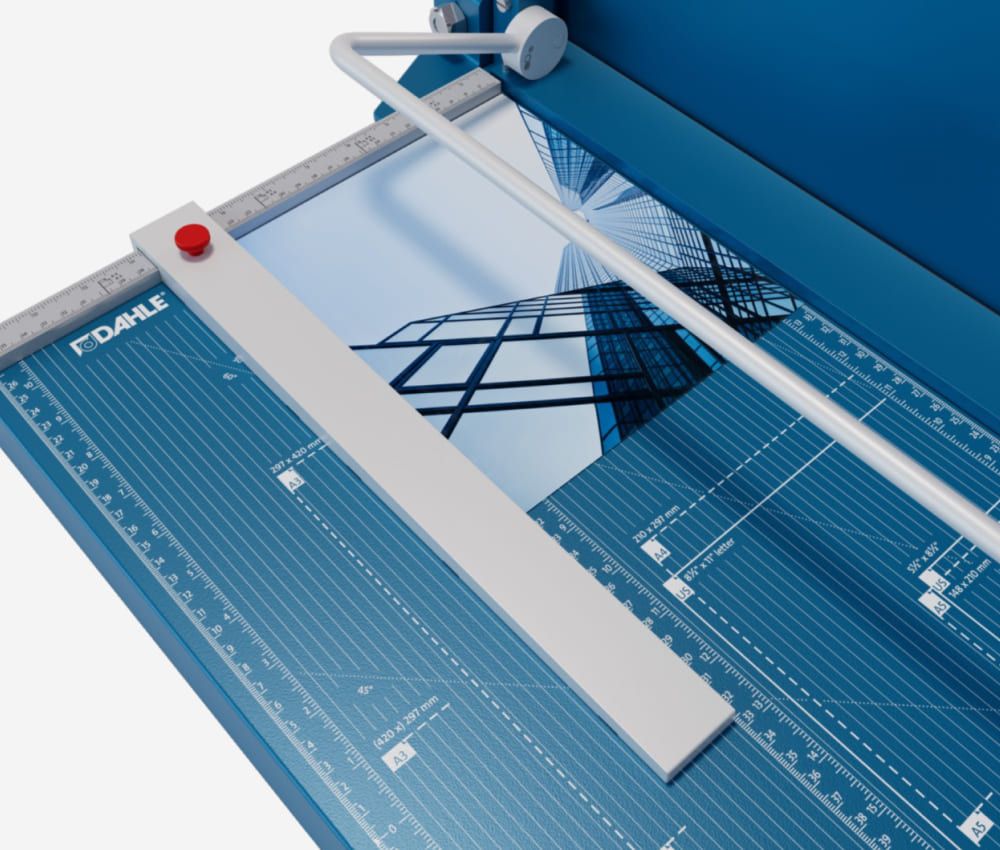 Domaines d'applications de la  cisaille papier A3 DAHLE 517