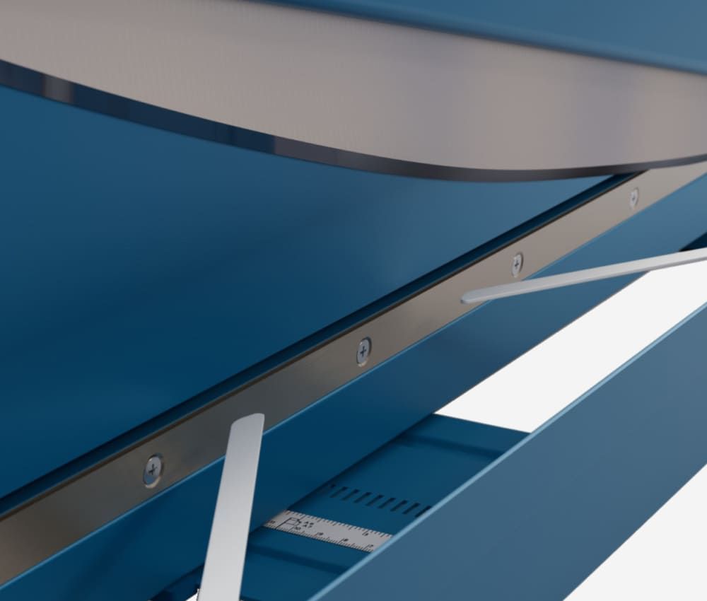 Lame et contre-lame de la cisaille papier A2 519 DAHLE