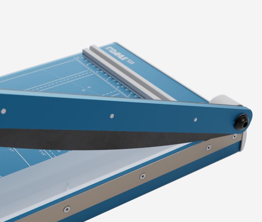 Lame et contre-lame de la cisaille papier A4 533 DAHLE