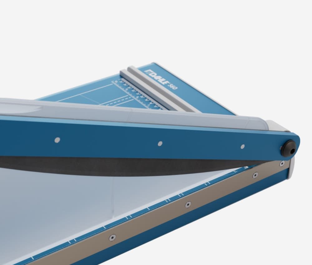 Lame et contre-lame de la cisaille papier A4 560 DAHLE