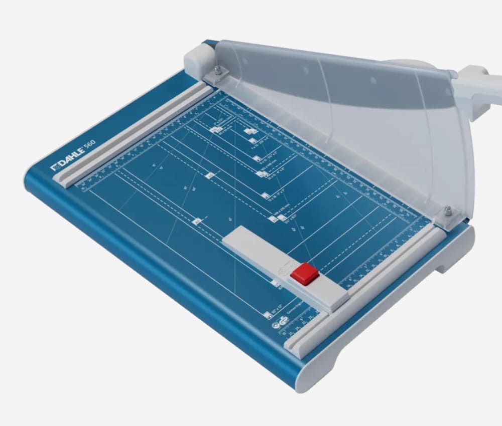 Dispositif de pression manuelle de la cisaille papier A4 560 DAHLE