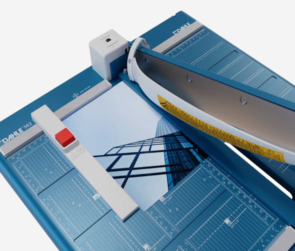 Domaines d'applications de la  cisaille papier A4 DAHLE 562