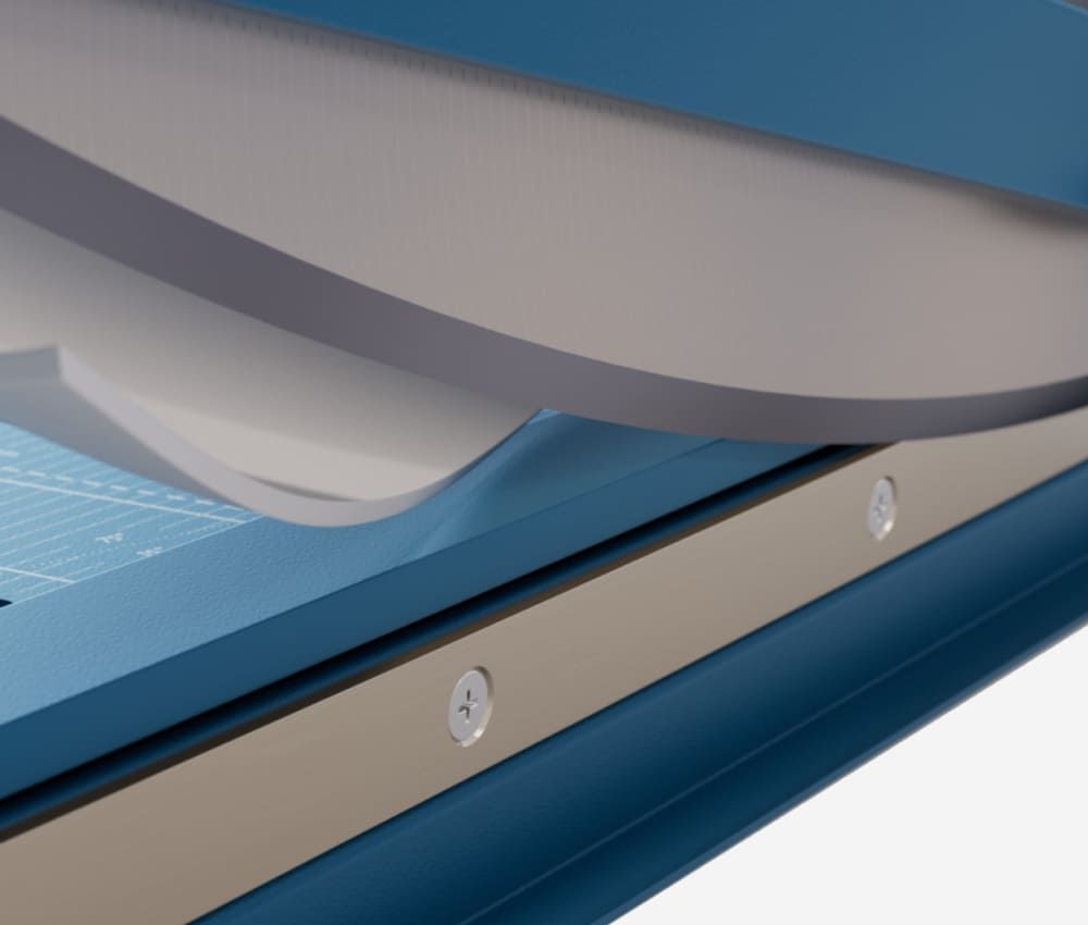 Lame et contre-lame de la cisaille papier A4 562 DAHLE