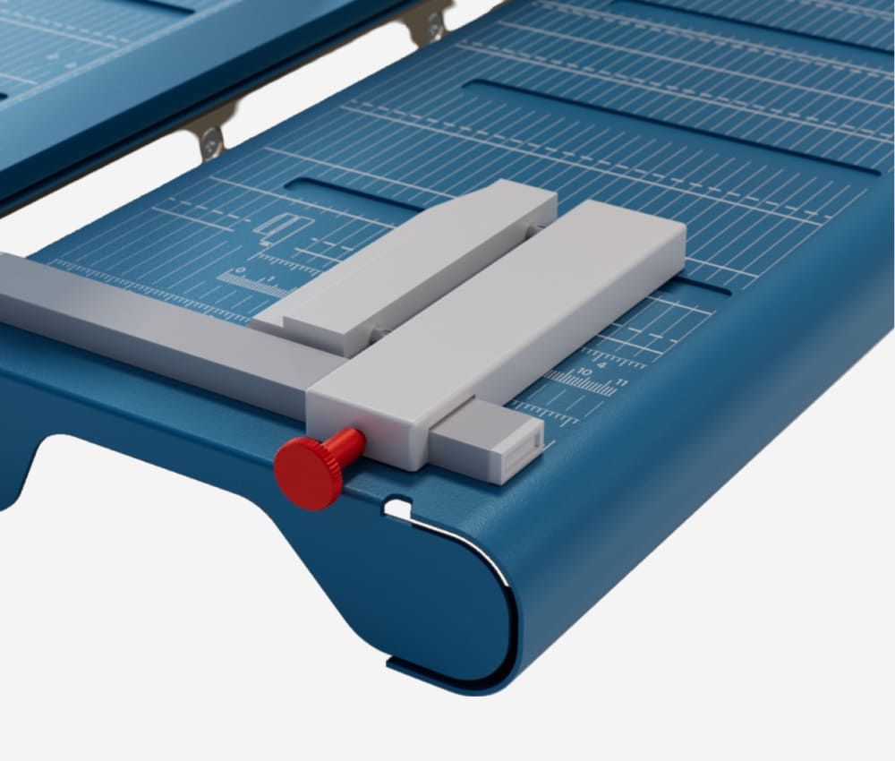 Table avant & dispositif de coupe de bandelettes de la cisaille 562 DAHLE