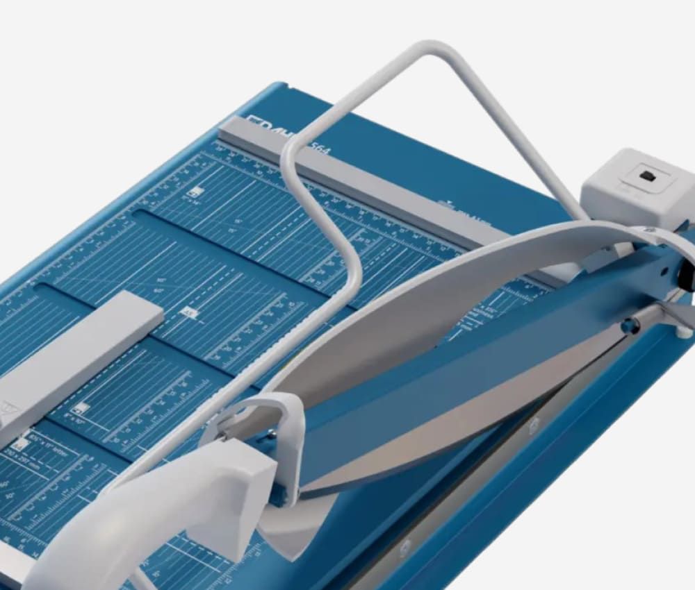 Dispositif de pression manuelle de la cisaille papier A4 564 DAHLE