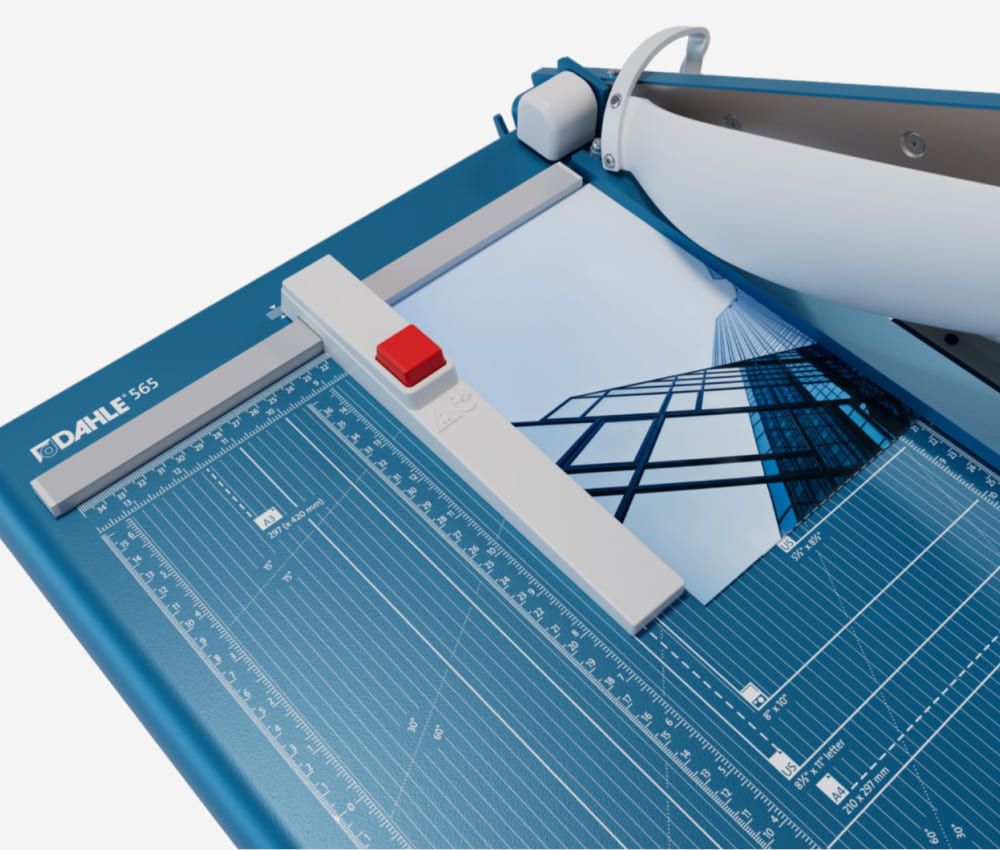 Domaines d'applications de la  cisaille papier A4 DAHLE 565