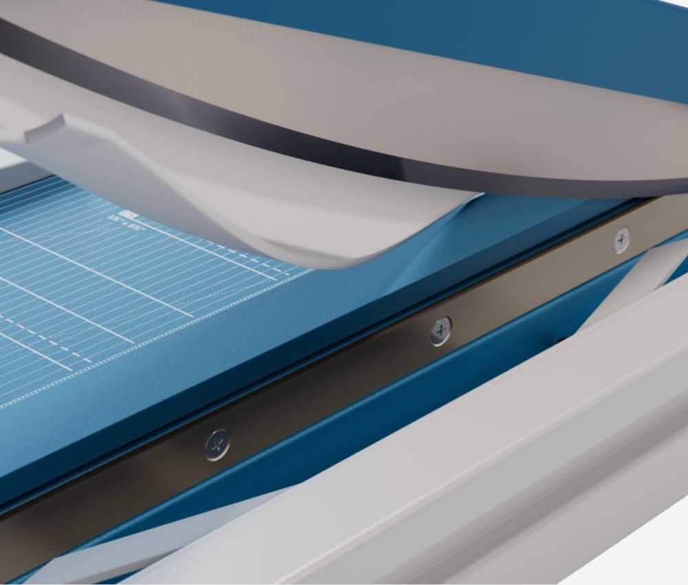 Lame et contre-lame de la cisaille papier A4 565 DAHLE