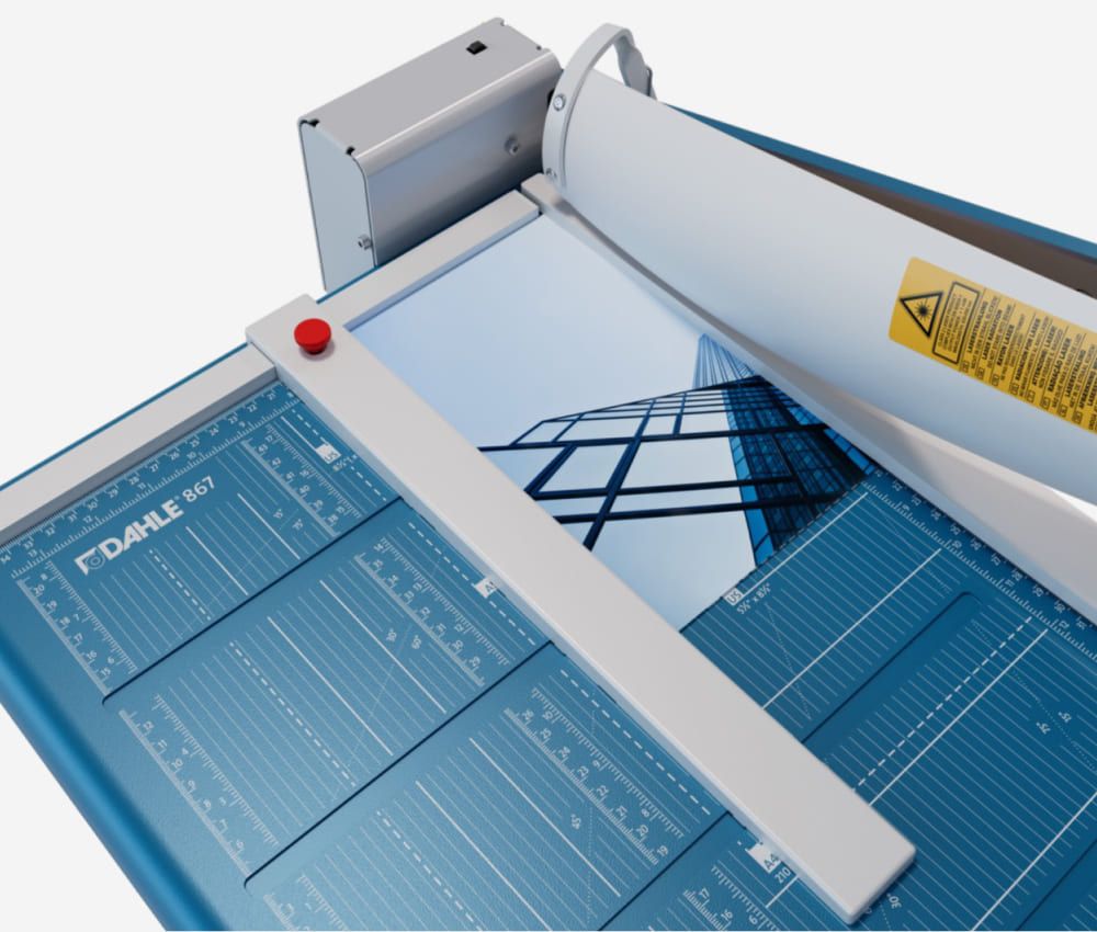 Domaines d'applications de la  cisaille papier A3 DAHLE 867