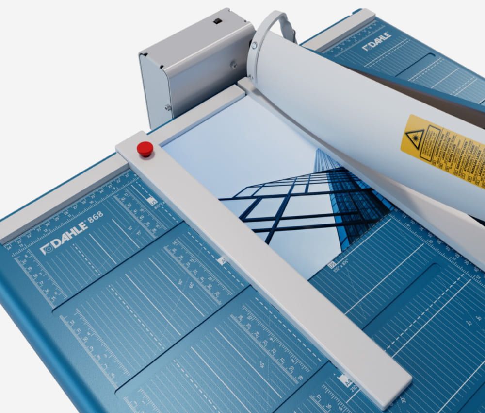 Domaines d'applications de la  cisaille papier A3 DAHLE 868