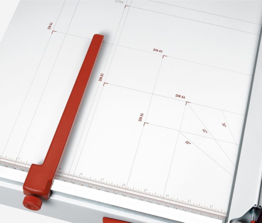 Butée arrière amovible de la  cisaille papier A3 IDEAL 1046