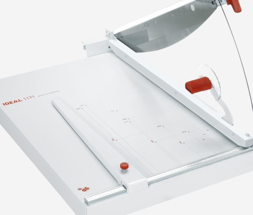 Butée arrière amovible de la  cisaille papier A2 IDEAL 1171