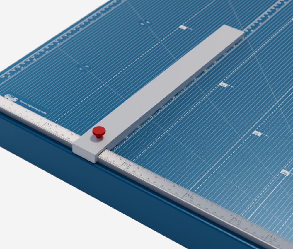 Butée arrière réglable de la cisaille papier A2 519 DAHLE