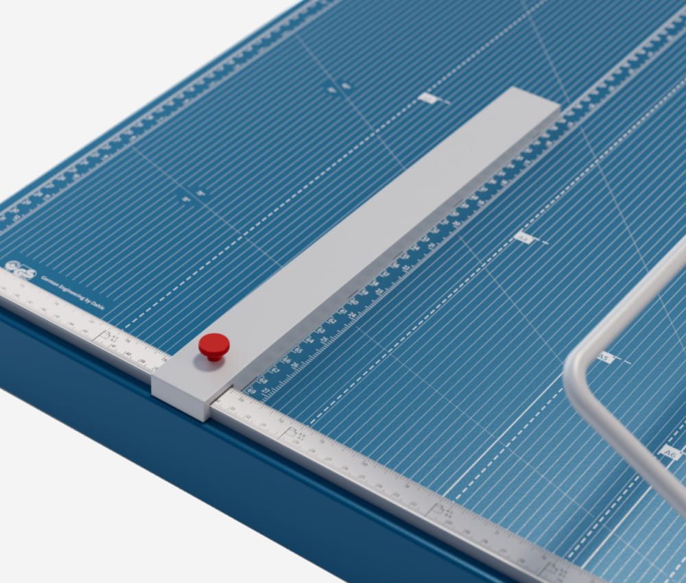 Butée arrière réglable de la cisaille papier A2 569 DAHLE