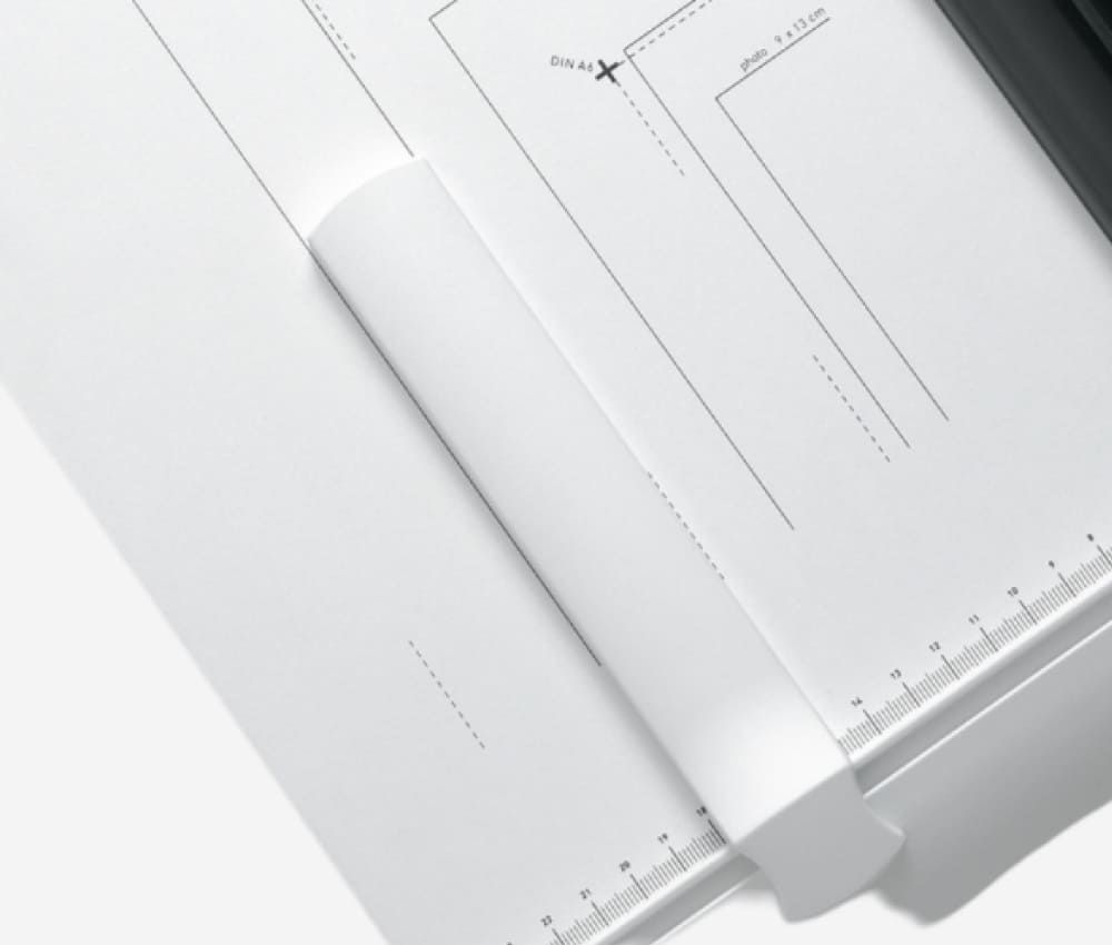Butée arrière amovible de la  cisaille papier A3 IDEAL 1142