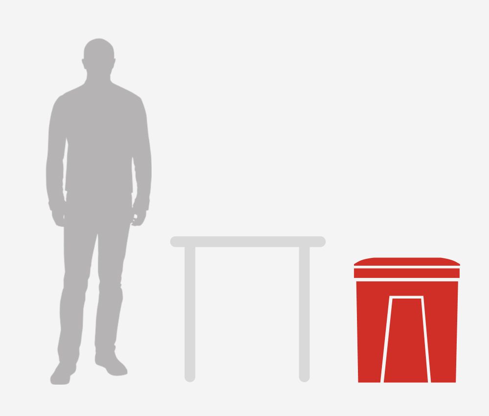 Capacité de 25 litres du collecteur de déchets du destructeur coupe droite P2 C18 Securio 3,9 mm HSM