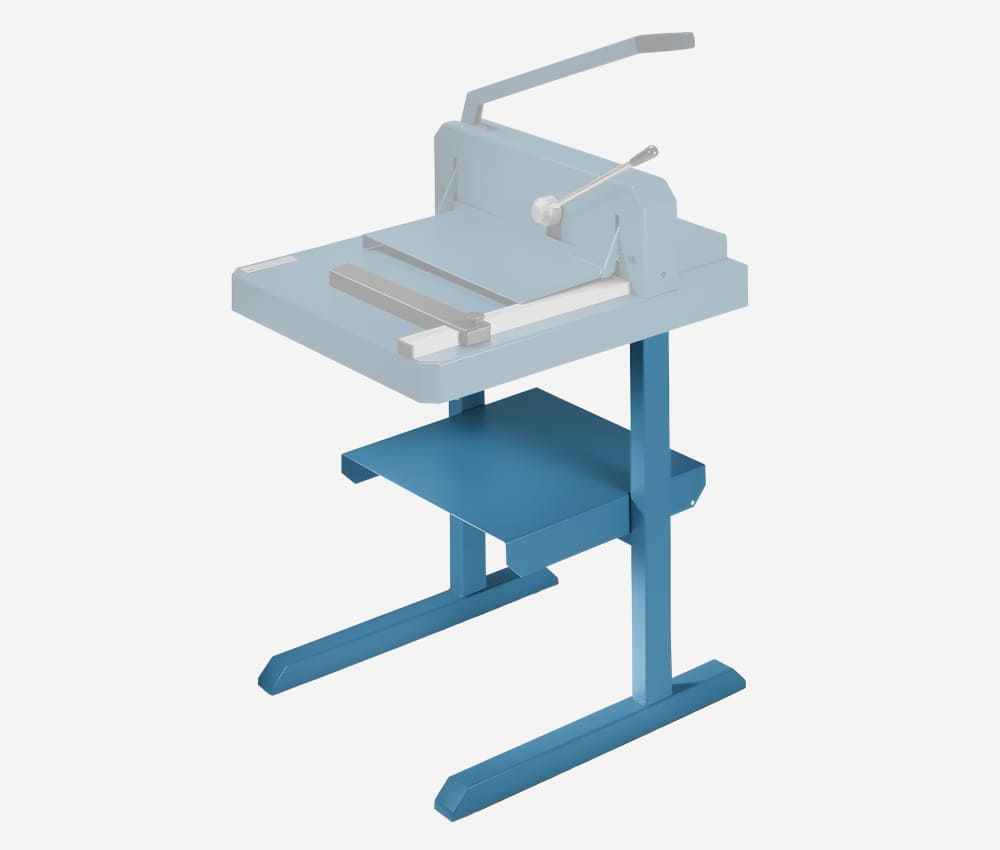Pieds support du massicot manuel A3 842 sur stand DAHLE