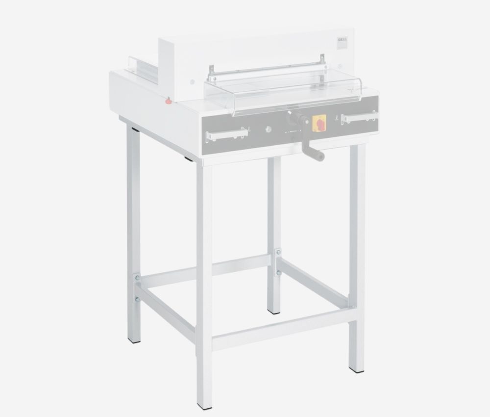 Pieds support du massicot électrique A3 4350 sur stand IDEAL