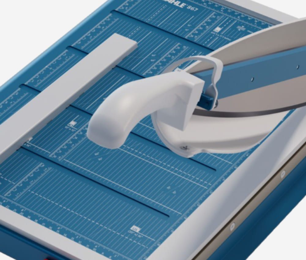 Poignée ergonomique de la cisaille papier A3 867 DAHLE