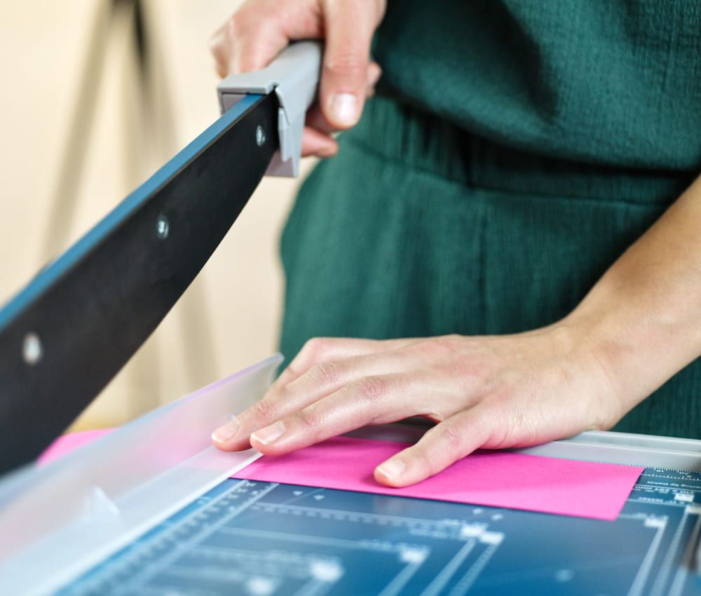 Poignée ergonomique de la cisaille papier A3 534 DAHLE