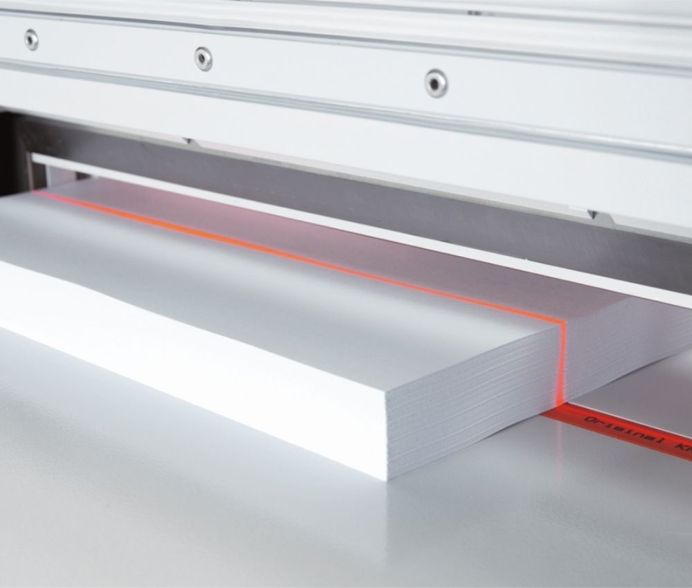 Ligne de coupe éclairée du massicot électrique programmable A3+ 4855 IDEAL