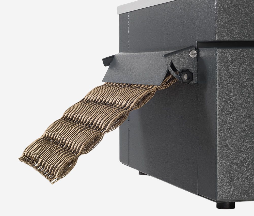 Volume de matelassage du matelasseur de cartons pour calage HSM C400 ProfiPack