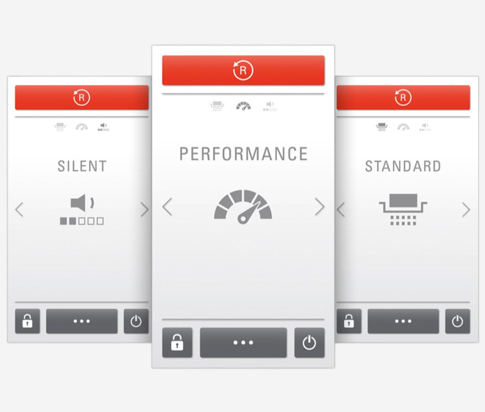Le destructeur coupe micro-particules P7 P40i Securio 1 x 5 mm huileur automatique + bloc de coupe séparé OMDD 2 x 2 mm HSM bénéficie du concept innovant d'exploitation IntelligentDrive decoding=